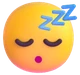 Sleeping Face emoji, Microsoft design