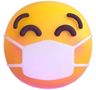 Face with Medical Mask emoji on Microsoft