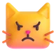 Pouting Cat emoji, Microsoft design