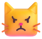 Pouting Cat emoji on Microsoft