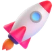 Rocket emoji, Microsoft design