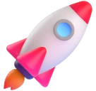 Rocket emoji on Microsoft