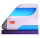 Bullet Train emoji on Microsoft