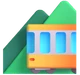 Mountain Railway emoji, Microsoft design
