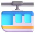 Suspension Railway emoji on Microsoft