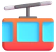 Mountain Cableway emoji, Microsoft design