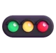 Horizontal Traffic Light emoji, Microsoft design