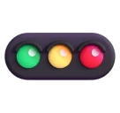 Horizontal Traffic Light emoji on Microsoft
