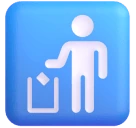 Litter In Bin Sign emoji on Microsoft
