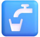 Potable Water emoji on Microsoft
