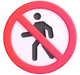 No Pedestrians emoji, Microsoft design