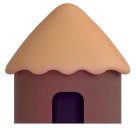 Hut emoji on Microsoft