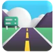 Motorway emoji, Microsoft design