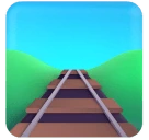 Railway Track emoji on Microsoft