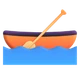 Canoe emoji, Microsoft design
