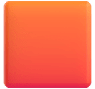 Orange Square emoji, Microsoft design