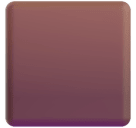 Brown Square emoji, Microsoft design