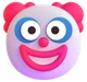Clown Face emoji, Microsoft design