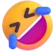Rolling on the Floor Laughing emoji, Microsoft design
