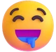 Drooling Face emoji, Microsoft design