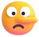 Lying Face emoji, Microsoft design