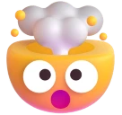 Exploding Head emoji on Microsoft