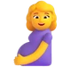 Pregnant Woman emoji, Microsoft design