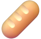 Baguette Bread emoji on Microsoft