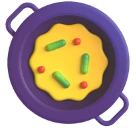 Shallow Pan of Food emoji on Microsoft