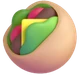 Stuffed Flatbread emoji, Microsoft design