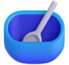 Bowl with Spoon emoji on Microsoft