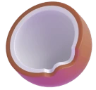 Coconut emoji on Microsoft
