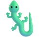 Lizard emoji, Microsoft design