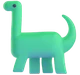 Sauropod emoji, Microsoft design