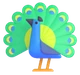 Peacock emoji, Microsoft design