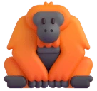 Orangutan emoji on Microsoft