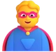 Superhero emoji, Microsoft design