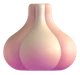 Garlic emoji, Microsoft design