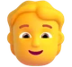 Person emoji, Microsoft design