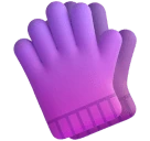 Gloves emoji on Microsoft