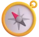 Compass emoji, Microsoft design