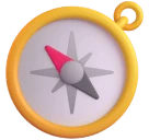 Compass emoji on Microsoft