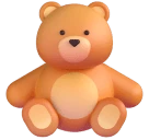 Teddy Bear emoji on Microsoft