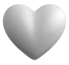Grey Heart emoji on Microsoft