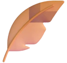 Feather emoji, Microsoft design