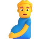 Pregnant Man emoji on Microsoft