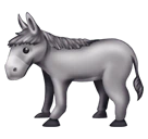 Donkey emoji on Microsoft