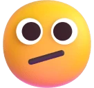 Face With Diagonal Mouth emoji on Microsoft