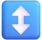 Up-down Arrow emoji on Microsoft