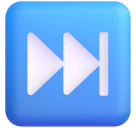 Next Track Button emoji, Microsoft design